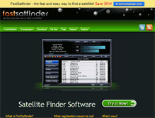 Tablet Screenshot of fastsatfinder.com